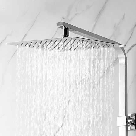 верхний душ lemark lm9489s полированная сталь