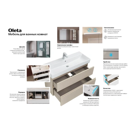 зеркальный шкаф 60x70 см белый матовый l roca oleta a857645501
