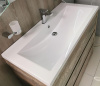 раковина полувстраиваемая из искуственного мрамора art&max am-lav-1000-mr-a