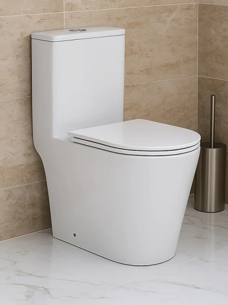 унитаз моноблок azario nimbus az-6080-ap напольный, безободковый, слив "торнадо", с сиденьем микролифт, 68x36x81.3 см, белый