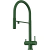Смеситель Omoikiri Kanto-RG 4994426 для кухни с подключением к фильтру, с гибким изливом, цвет royal green