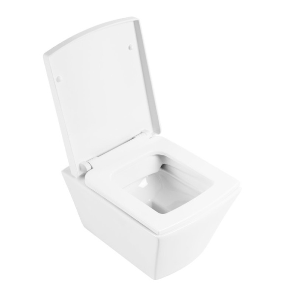 унитаз подвесной безободковый belbagno regina bb104ch, без сиденья, цвет белый