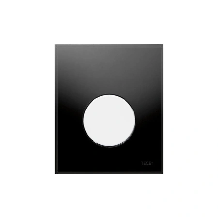 Кнопка для инсталляции TECE Loop Urinal 9242654 черное стекло, цвет белый Кнопка для инсталляции TECE Loop Urinal 9242654 черное стекло, цвет белый