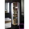 пенал jacob delafon terrace eb1179d-m61 подвесной r, черный матовый
