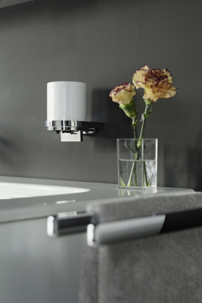 Дозатор для мыла Keuco Collection Moll 12752 010100 хром \ белый