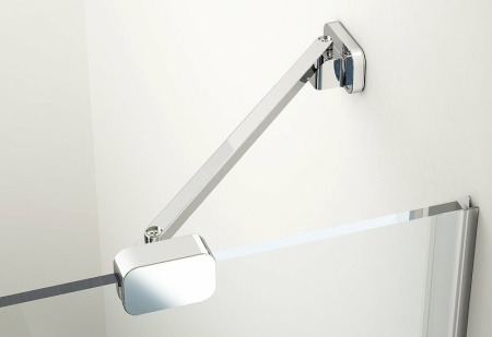 душевой уголок ravak brilliant bsdps-100/80 100×80 l 0ula4a00z1 профиль хром, стекло прозрачное