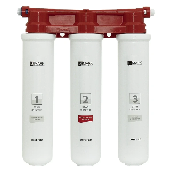 смеситель для кухни lemark ursus lm7261bl085 черный, с фильтром basic