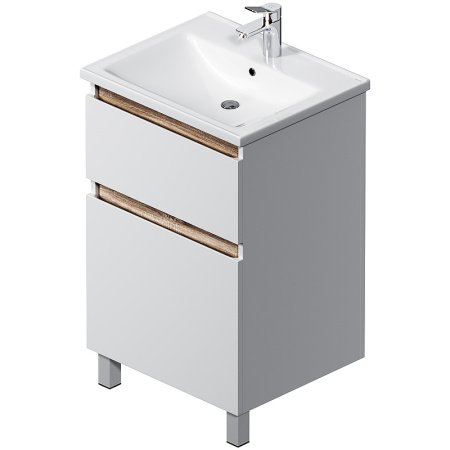 тумба под раковину am.pm x-joy 55 m85afsx0552wg белый глянец