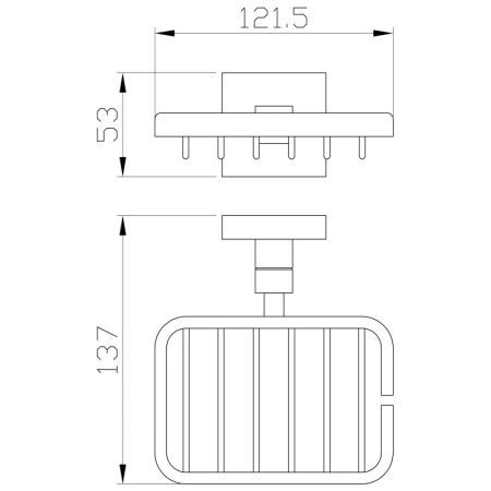 мыльница wonzon & woghand polo ww-8924-bn настенная, никель матовый