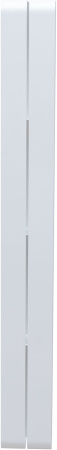 полка aquanet магнум 00302239 15x130 белая матовая, вертикальная