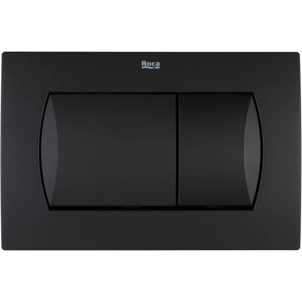 кнопка смыва roca active 62b 8901160b6 для инсталляции, черный матовый