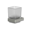 Стакан Whitecross Cubo CU2430NIB для щеток, подвесной, стеклянный, брашированный никель