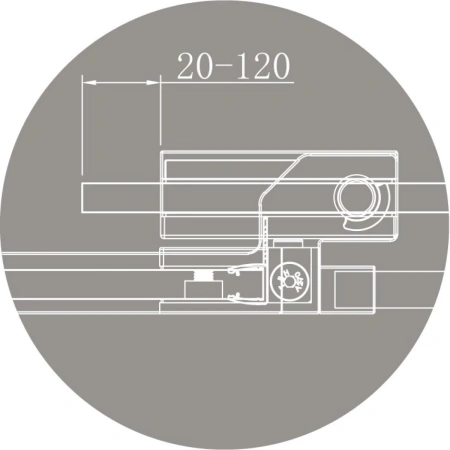 душевой уголок cezares slider 90x90 slider-r-2-80/90-c-nero профиль черный матовый стекло прозрачное