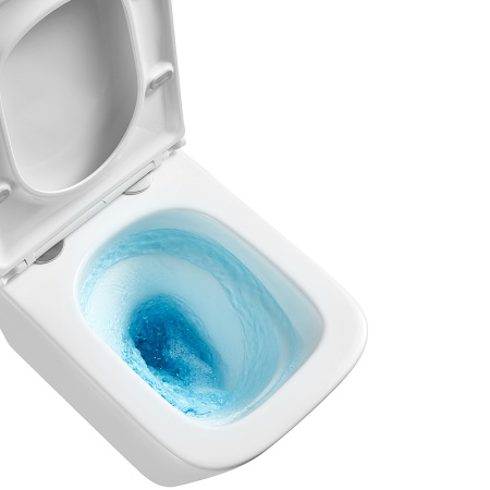 унитаз lemark florex 9614001 подвесной белый глянец с сиденьем микролифт