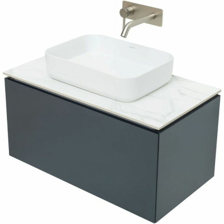 тумба под раковину allen brau infinity 85 1.21002.am подвесная антрацит матовый