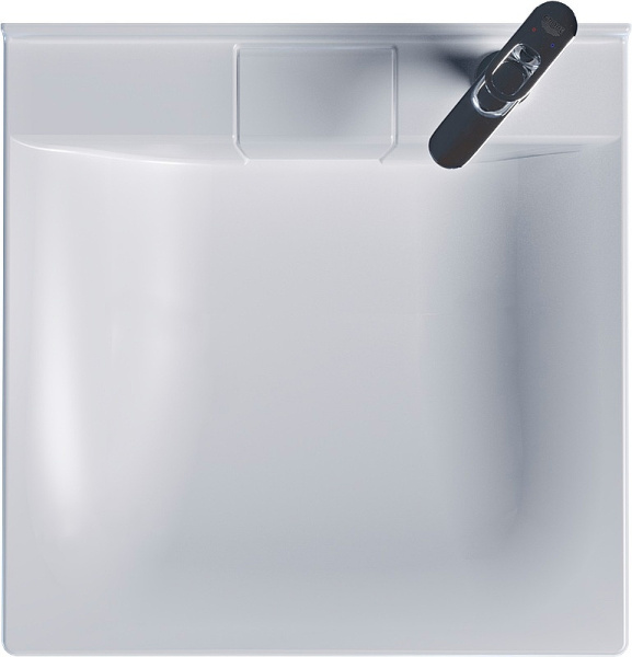 раковина 1marka cute 60 ц0000005150 над стиральной машиной, белая раковина 1marka cute 60 ц0000005150 над стиральной машиной, белая