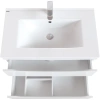тумба с раковиной iddis cloud белая, 80 см clo80wfi95k