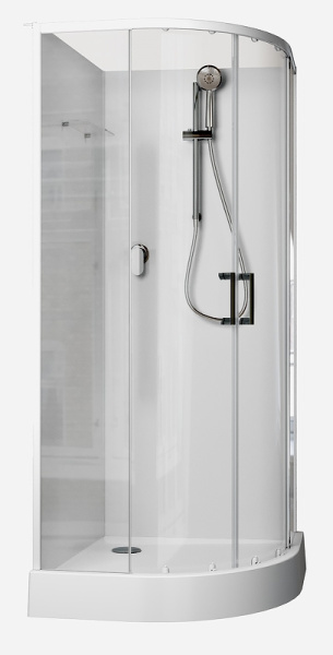 душевая дверь для кабины aquanet passion evo 267910 80 см стекло прозрачное