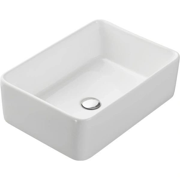 раковина-чаша roca mila 32700b000 50x35 см, накладная, белый