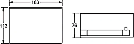 держатель туалетной бумаги rose rg3005h-1 черный