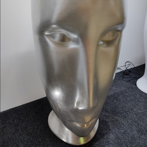 раковина напольная 45 см kerasan artwork moloco 474086 bianco-argento