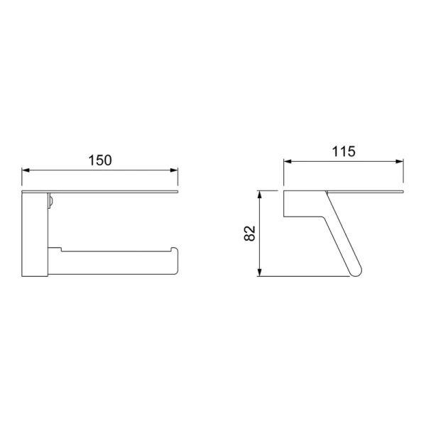 Держатель туалетной бумаги Timo Selene 17043/17 золото матовое