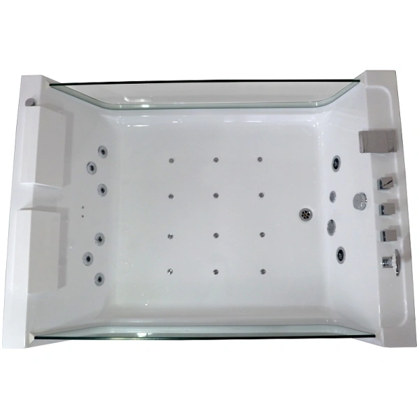 акриловая ванна ceruttispa 170x120 c-454a 9958 с гидромассажем