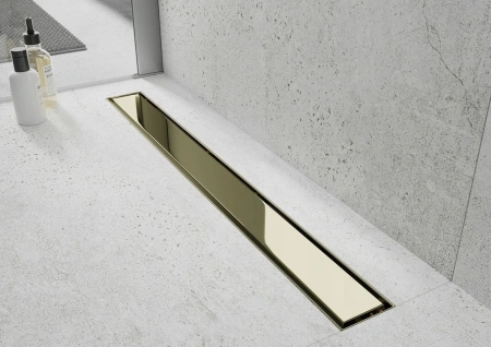 жёлоб линейный esbano combi c-tile-50sg золотой матовый