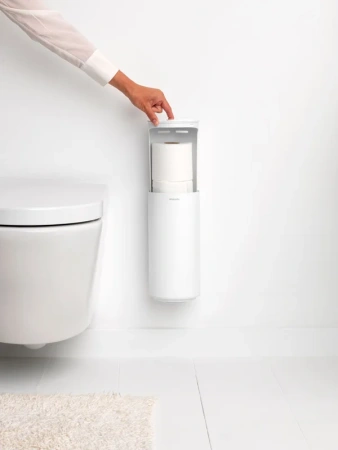держатель для запасных рулонов brabantia mindset 303180 белый