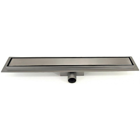 душевой лоток esbano meta 70 m-tile-70gm estrmettile70gm с решеткой оружейная сталь / под плитку