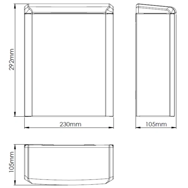 Контейнер для утилизации гигиенических салфеток 6л Mediclinics PP0006
