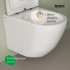 унитаз подвесной iddis blanco blarnsei25 безободковый, с микролифтом
