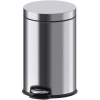 Мусорное ведро Weltwasser WW Erfie MT 3L c педалью, хром матовый