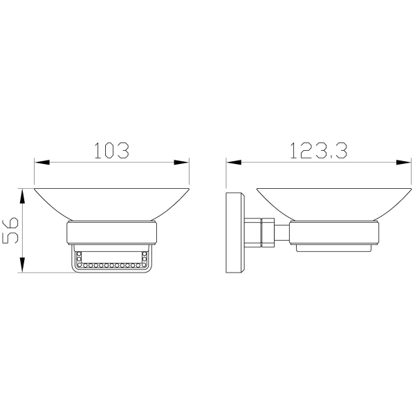 Мыльница Wonzon & Woghand Roma WW-7222 бронза