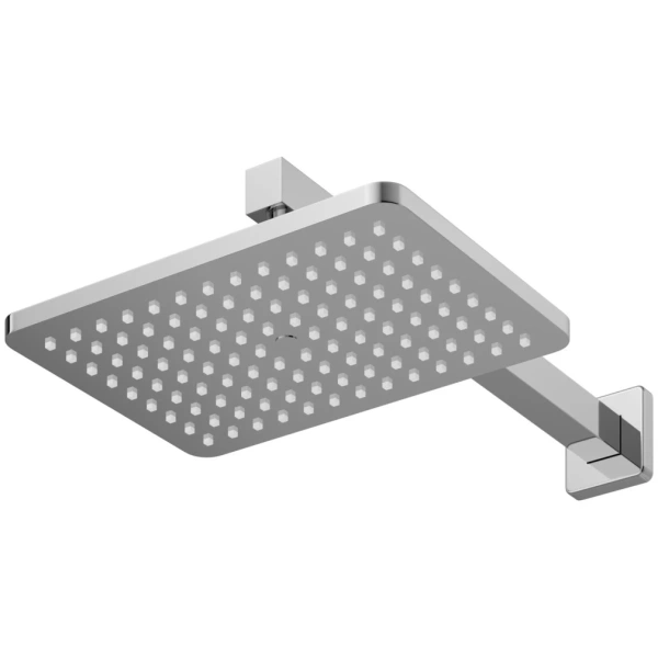 душевой комплект cezares slider slider-vdset-01 270x200 мм, со смесителем, хром