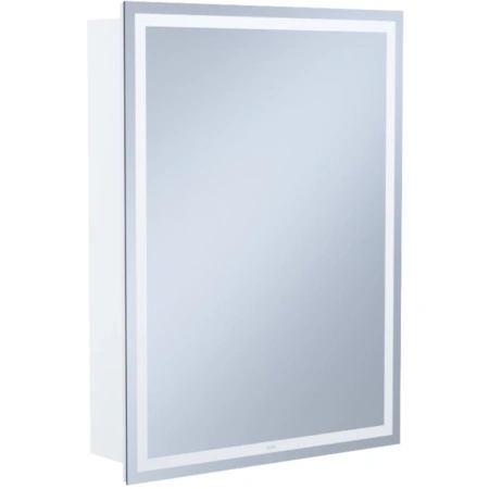 шкаф-зеркало 60 см iddis zodiac zod6000i99, с подсветкой