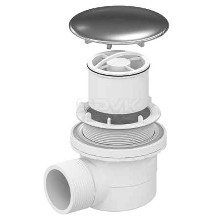 сифон для душевых поддонов rgw velplex qyd-06 60 мм, с сухим затвором