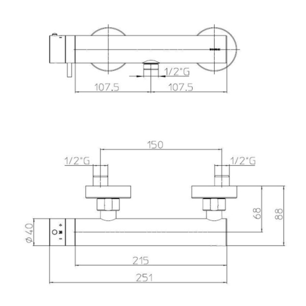 смеситель для душа bossini oki z005131.094 цвет: никель шлифованньій