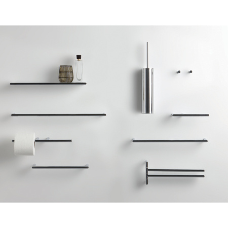 держатель туалетной бумаги bertocci trecento 125 4804 0000 без крышки, dx, цвет: хром