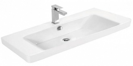 тумба с раковиной aquanet софия 105 212588 подвесная белый глянец