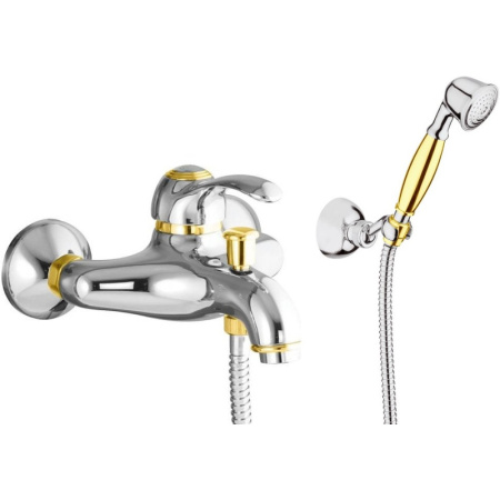 Смеситель для ванны Webert Aurora AU850101017(153) цвет хром / золото Смеситель для ванны Webert Aurora AU850101017(153) цвет хром / золото