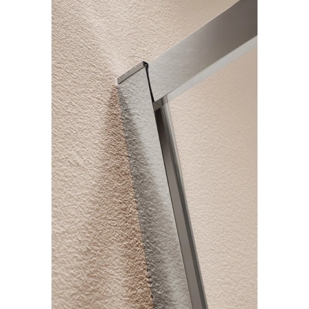 душевой уголок cezares eco 120x90 eco-o-rh-2-120/90-c-cr профиль хром стекло прозрачное