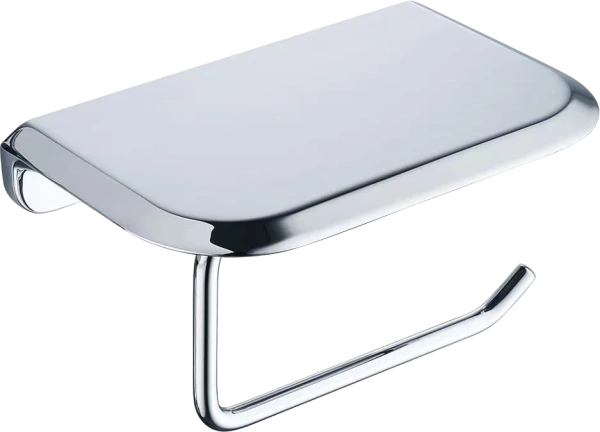 Держатель туалетной бумаги Cezares Liner PHM-01 с полкой для телефона, хром Держатель туалетной бумаги Cezares Liner PHM-01 с полкой для телефона, хром