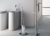 стойка с аксессуарами colombo design planets b9816.000 напольная, бумагодержатель, ершик, h72 см, хром