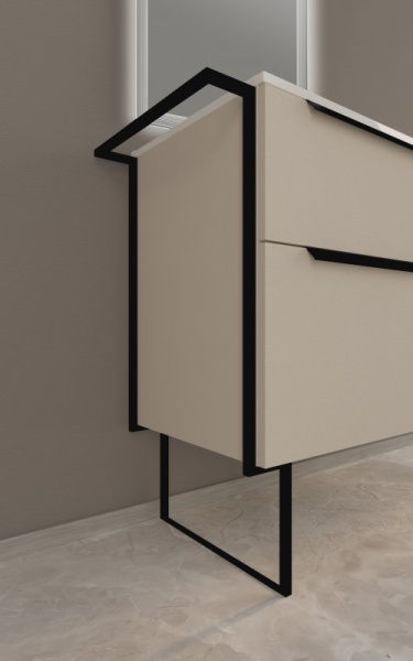 шкаф-пенал 35х150 cezares urban 55184, цвет grigio opaco