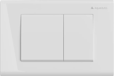 Кнопка Aqueduto QUADRADO QUA0110 для инсталляции, европейский белый