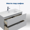тумба под раковину aquanet алвита new 00303907 2 ящика, 70x45.7 см, серый