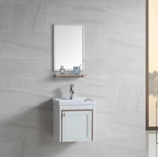 комплект мебели для ванной river amalia 405 bg 10000003935 белый бежевый