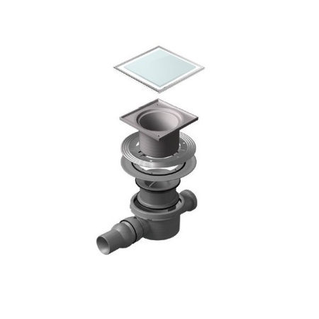 трап для душа pestan confluo standard 15x15 vertical white glass 13000098
