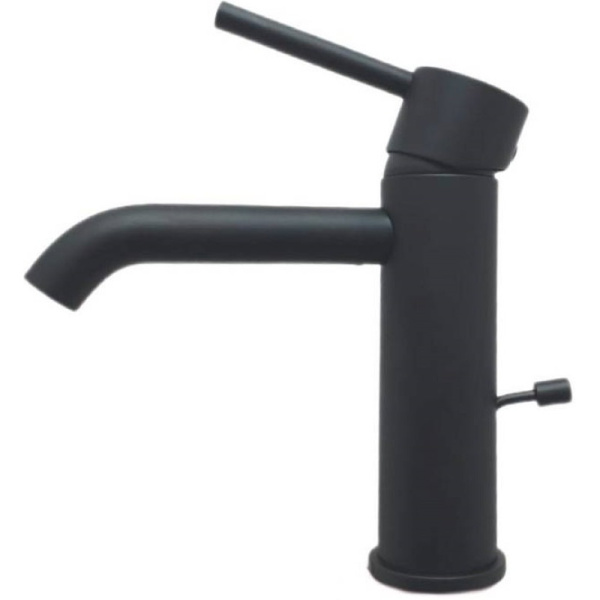 смеситель для раковины webert elio el830102560 черный матовый